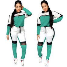 Load image into Gallery viewer, 2019 autumn winter women long-sleeved sweater top joggers pants suit two pieces set fashion sportswear tracksuit outfit